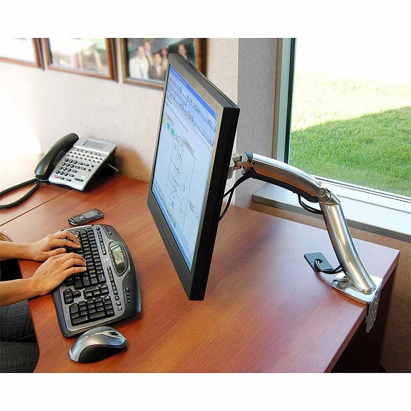 Ergotron MX Desk Monitor Arm, 45-214-026 (POLISHED ALUMINUM) - E-45-214-026 Ergotron Industrial ｜ 衍光HinKwong 香港