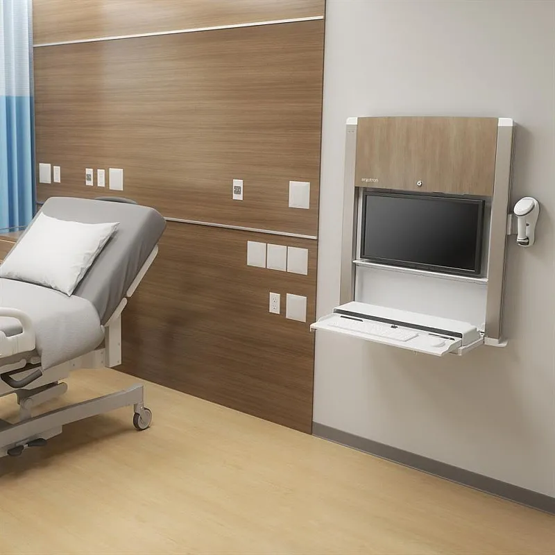 Ergotron CareFit Enclosure Wall-mount computer workstation - E-61-367 Ergotron Industrial ｜ 衍光HinKwong 香港