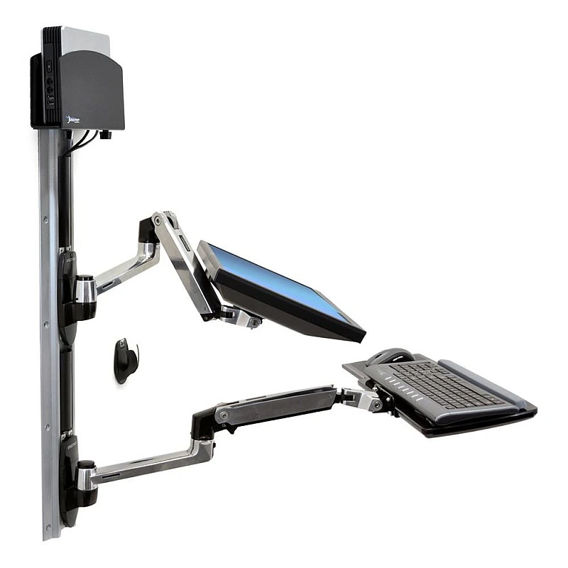 Ergotron LX Wall Mount System, 45-253-026 (Polished Aluminum) - E-45-253-026 Ergotron Industrial ｜ 衍光HinKwong 香港