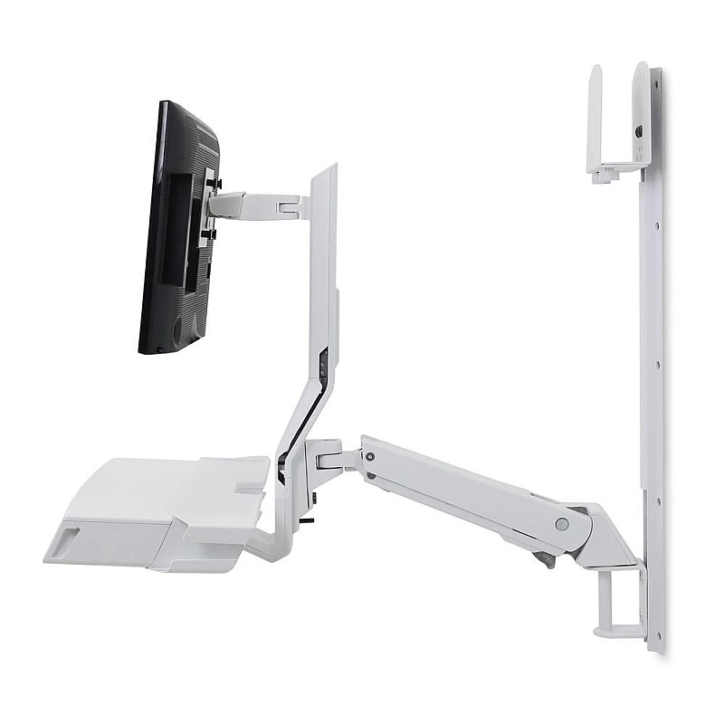Ergotron SV Combo System with Worksurface & Pan, Small CPU Holder - E-45-594 Ergotron Industrial ｜ 衍光HinKwong 香港