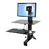 Ergotron WorkFit-S Single HD Workstation with Worksurface, 33-351-200 - E-33-351-200 Ergotron Office ｜ 衍光HinKwong 香港