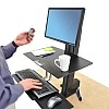 Ergotron WorkFit-S Single HD Workstation with Worksurface, 33-351-200 - E-33-351-200 Ergotron Office ｜ 衍光HinKwong 香港