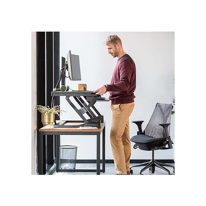 Ergotron WorkFit-TL Sit-Stand Desktop Workstation, 33-406-085 (BLACK) - E-33-406-085 Ergotron Office ｜ 衍光HinKwong 香港
