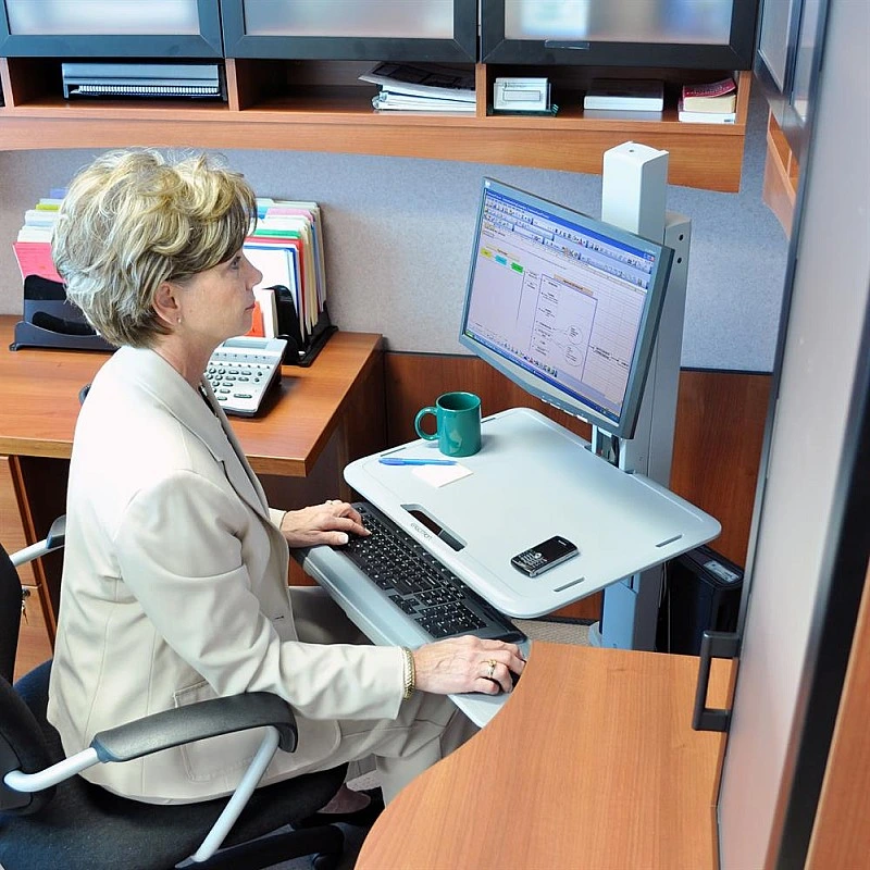 Ergotron WorkFit-C Single LD Sit-Stand Workstation, 24-198-055 - E-24-198-055 Ergotron Industrial ｜ 衍光HinKwong 香港