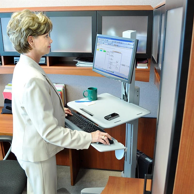 Ergotron WorkFit-C Single LD Sit-Stand Workstation, 24-198-055 - E-24-198-055 Ergotron Industrial ｜ 衍光HinKwong 香港