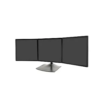 Ergotron DS100 三顯示器台式支架, 33-323-200 (黑色)