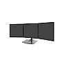 Ergotron DS100 Triple-Monitor Desk Stand, 33-323-200 (Black)