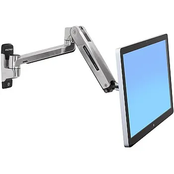 Ergotron LX HD 坐立兩用壁掛式顯示器支臂, 45-383-026 (鋁色)