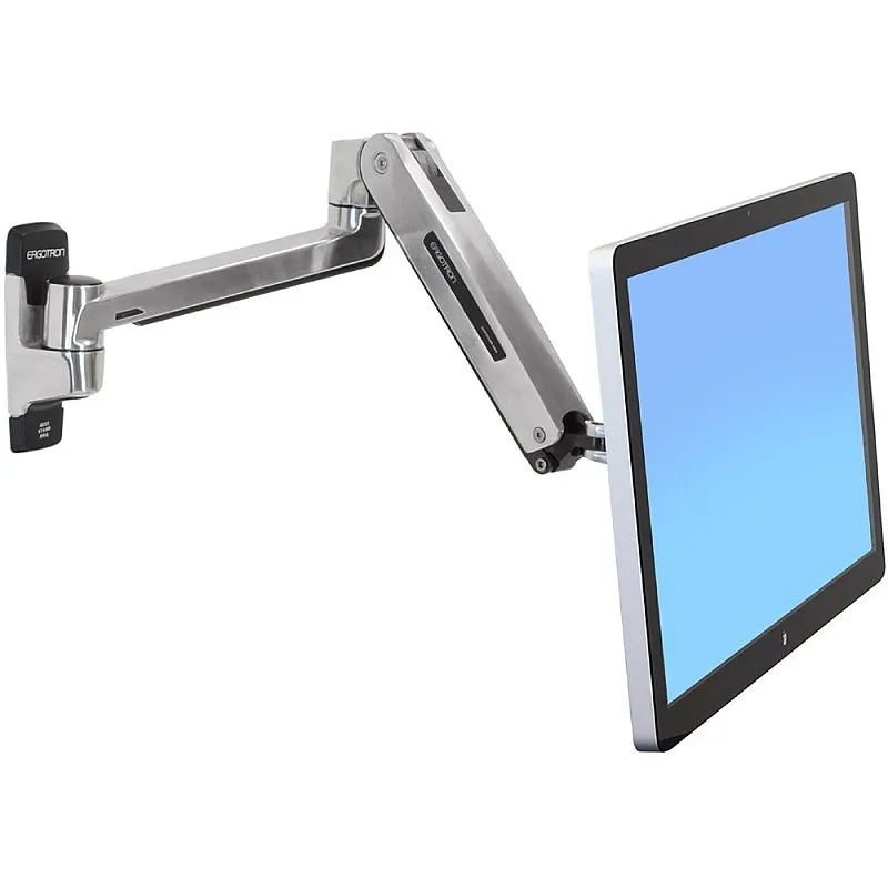Ergotron LX HD Sit-Stand Wall Arm, 45-383-026 (Polished Aluminum) - E-45-383-026 Ergotron Industrial ｜ 衍光HinKwong 香港