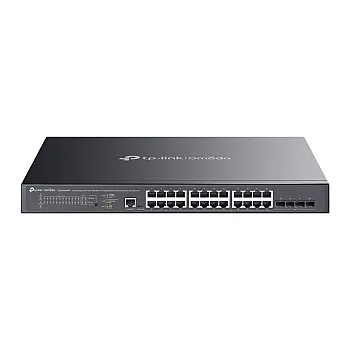 TP-Link Omada 24-Port Gigabit and 4-Port 10GE SFP+ Managed Switch, SG3428XMPP