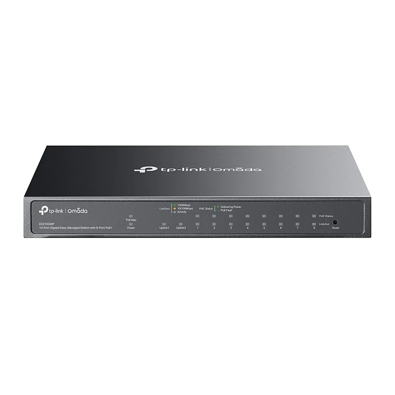 TP-Link Omada 10-Port Gigabit Easy Managed Switch, ES210GMP