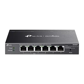 TP-Link Omada 6-Port Gigabit PoE+ 管理型交換機 (ES206GP)