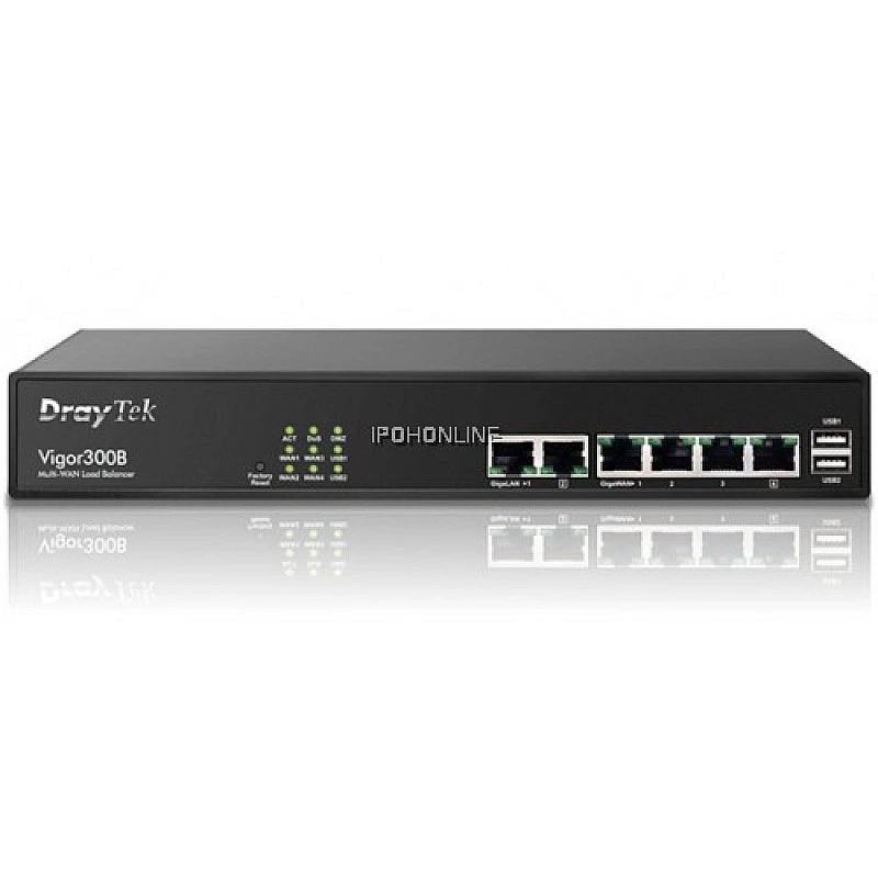 DrayTek Vigor-300B, Giga 4-WAN VPN Security Gateway - D-V-M-W-300B Firewalls ｜ 衍光HinKwong 香港