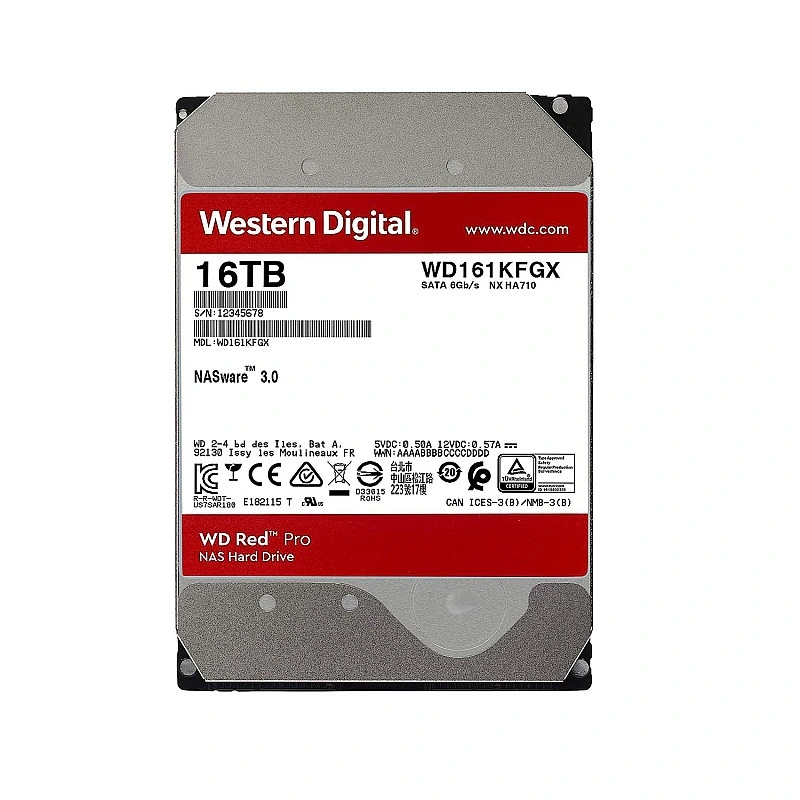WD Red Pro 16TB 3.5inch HDD, WD161KFGX - W-WD161KFGX Hard Disks ｜ 衍光HinKwong 香港