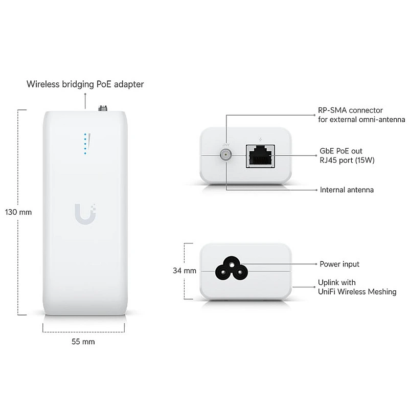 Ubiquiti UniFi 網路橋接器 (UDB) - 香港行貨