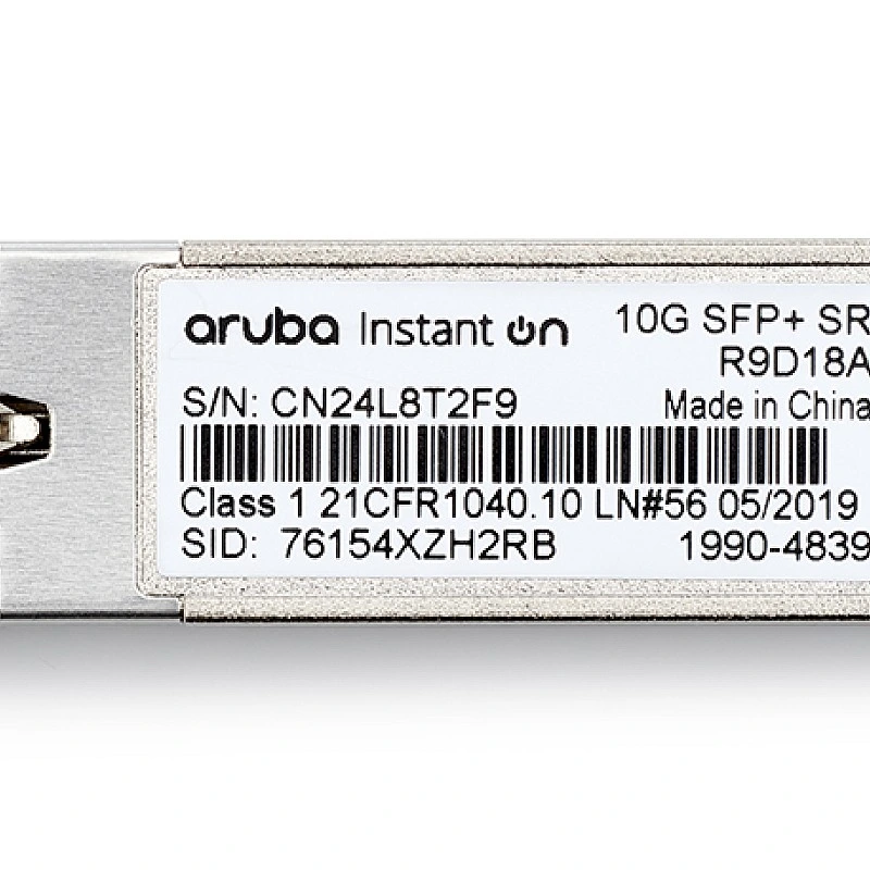 Aruba IOn 10G SFP+ LC SR 300m MMF Transceiver, R9D18A - A-R9D18A Aruba Instant On︱Office Connect ｜ 衍光HinKwong 香港
