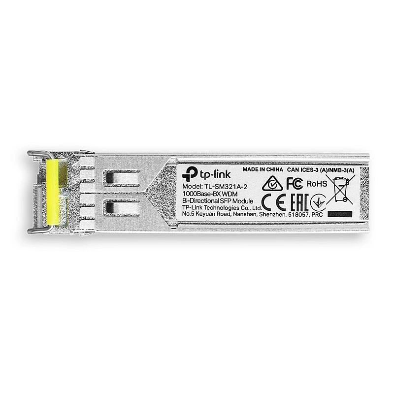 TP-Link Omada Gigabit Single-Mode WDM Bi-Directional SFP Module, SM321A-2