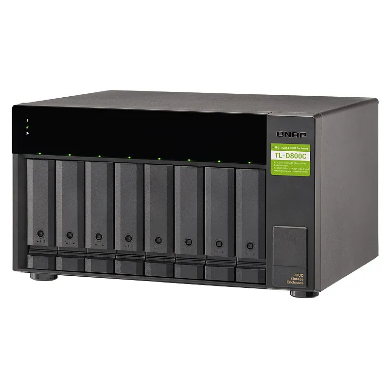 威聯通 Qnap TL-D800C - Q-TL-D800C NAS 儲存擴充設備 ｜ 衍光HinKwong 香港