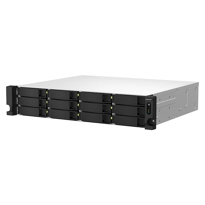 QNAP 12 Bay NAS, TS-1264U-RP-8G - Q-TS-1264U-RP-8G Rack Mount NAS ｜ 衍光HinKwong 香港