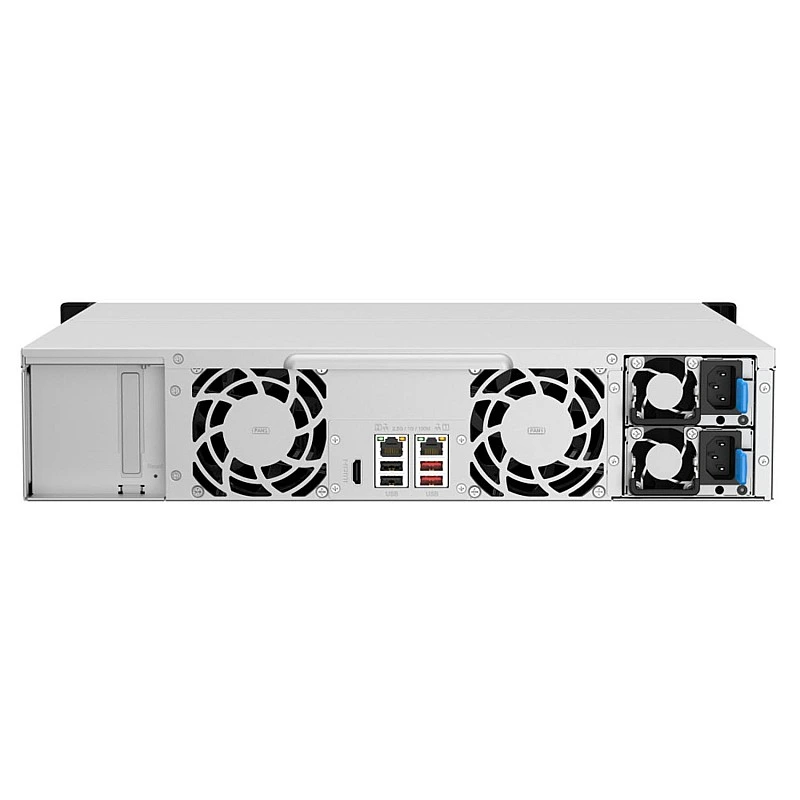 QNAP 12 Bay NAS, TS-1264U-RP-8G - Q-TS-1264U-RP-8G Rack Mount NAS ｜ 衍光HinKwong 香港