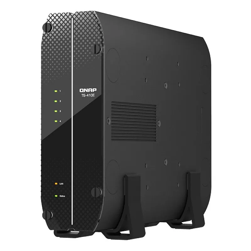 威聯通 QNAP 4 Bay 網絡儲存裝置, TS-410E-8G - Q-TS-410E-8G 直立式 NAS ｜ 衍光HinKwong 香港