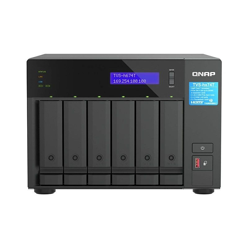 QNAP 6 Bay NAS, TVS-h674T-i5-32G - Q-TVS-h674T-i5-32G Tower NAS ｜ 衍光HinKwong 香港