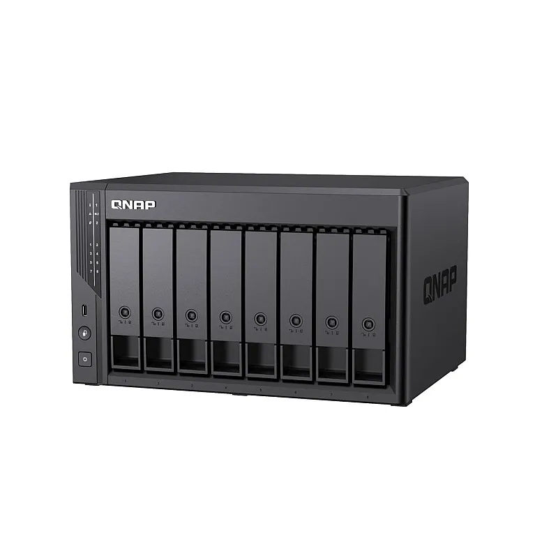 威聯通 QNAP 8 Bay 網絡儲存裝置, Qu805-N355-16G - Qu805-N355-16G 直立式 NAS ｜ 衍光HinKwong 香港