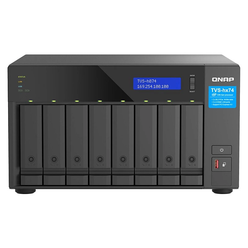 QNAP 8 Bay NAS, TVS-h874X-i9-64G - Q-TVS-h874X-i9-64G Tower NAS ｜ 衍光HinKwong 香港