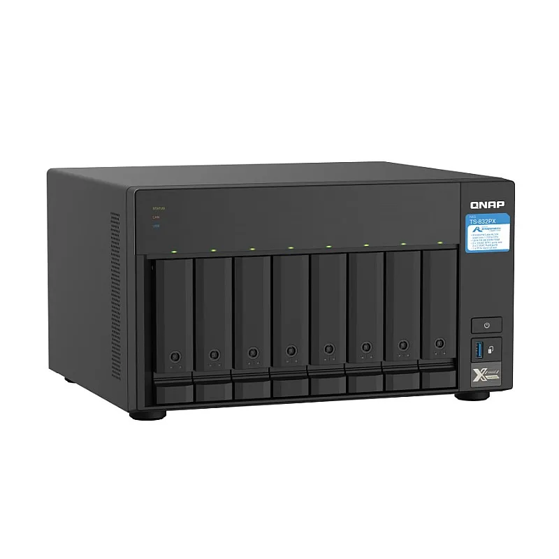QNAP TS-832PX-4G NAS - Q-TS-832PX-4G Tower NAS ｜ 衍光HinKwong 香港