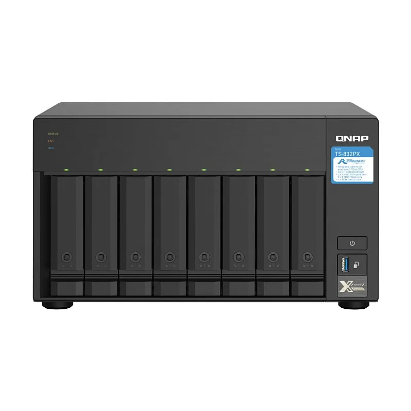 QNAP TS-832PX-4G NAS - Q-TS-832PX-4G Tower NAS ｜ 衍光HinKwong 香港