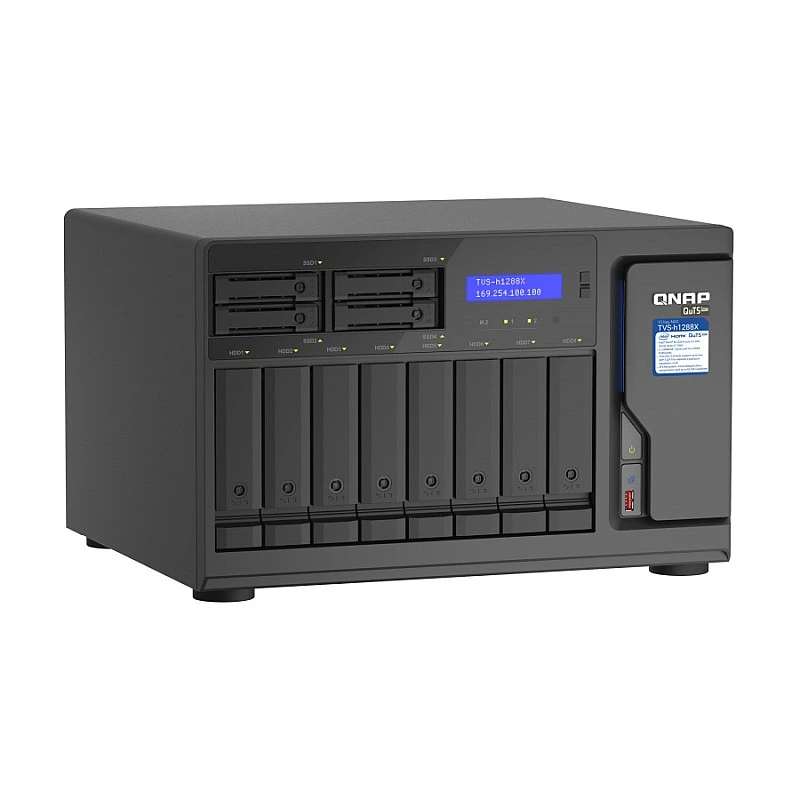威聯通 QNAP TVS-h1288X-W1250-16G NAS 網絡儲存裝置 - Q-TVS-h1288X-W1250-16G 直立式 NAS ｜ 衍光HinKwong 香港