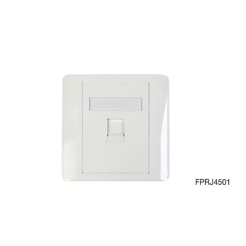 Eight 1 port Wallplate Cover, FPRJ4501 - E-FPRJ4501 Network Mateials ｜ 衍光HinKwong 香港