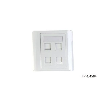 Eight 4 ports Wallplate Cover, FPRJ4504