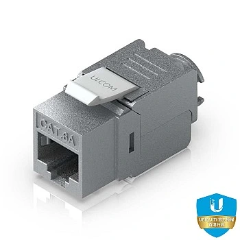 Ubiquiti Cat6A Keystone Jack, 12-Pack, UACC-Keystone-Jack-C6A