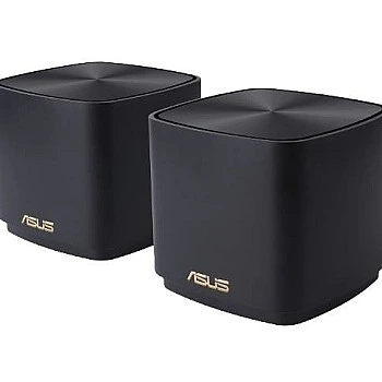 Asus AX1800 Dual Band Mesh WiFi System, ZENWIFI AX Mini XD4 (2-PK) BLACK