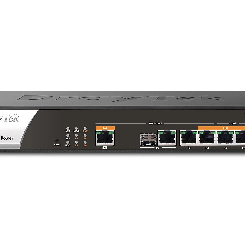 DrayTek Vigor-2962P, Dual-WAN VPN PoE Router - D-Vigor-2962P Routers ｜ 衍光HinKwong 香港
