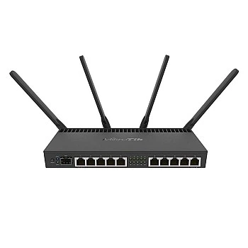 MikroTik 11 Ports WiFi Router, RB4011iGS+5HacQ2HnD-IN