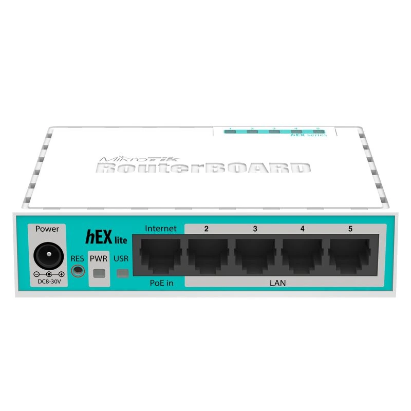 MikroTik 5 Ports 路由器, hEX lite, RB750r2 (UK)︱香港行貨 - M-R-RB750r2 路由器 ｜ 衍光HinKwong 香港