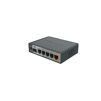 MikroTik 5 Ports Ethernet Router, hEX S, RB760iGS (UK)