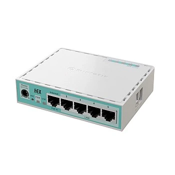 MikroTik hEX refresh 5 Ports Router, E50UG (UK)