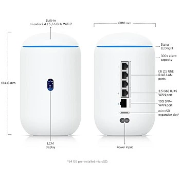 Ubiquiti UniFi Dream Router 7, UDR7 (UK)︱Authorized Goods