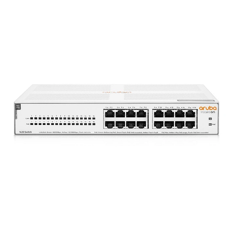Aruba IOn 1430 16G 124W Switch, R8R48A - A-R8R48A Aruba Instant On︱Office Connect ｜ 衍光HinKwong 香港