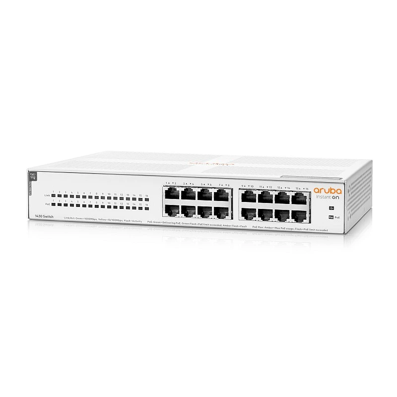 Aruba IOn 1430 16G 124W Switch, R8R48A - A-R8R48A Aruba Instant On︱Office Connect ｜ 衍光HinKwong 香港