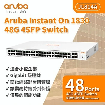 Aruba IOn 1830 48G 4SFP Switch, JL814A
