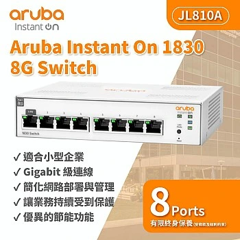 Aruba IOn 1830 8G Switch, JL810A