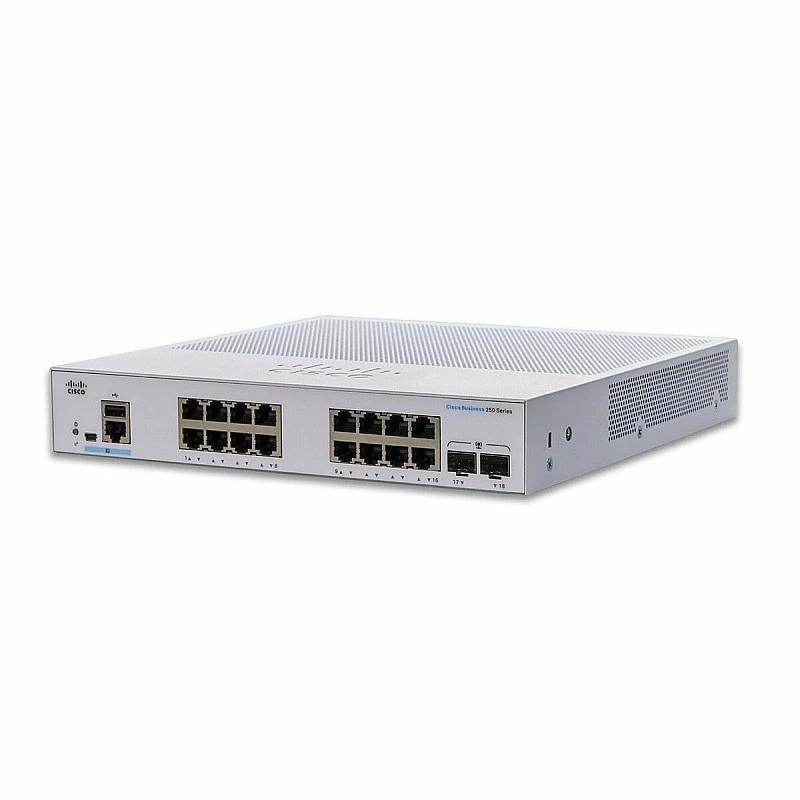 Cisco 16 Port Gigabit L3 Smart Managed Switch, CBS250-16T-2G - C-S-CBS250-16T-2G CISCO CBS Network Switches ｜ 衍光HinKwong 香港