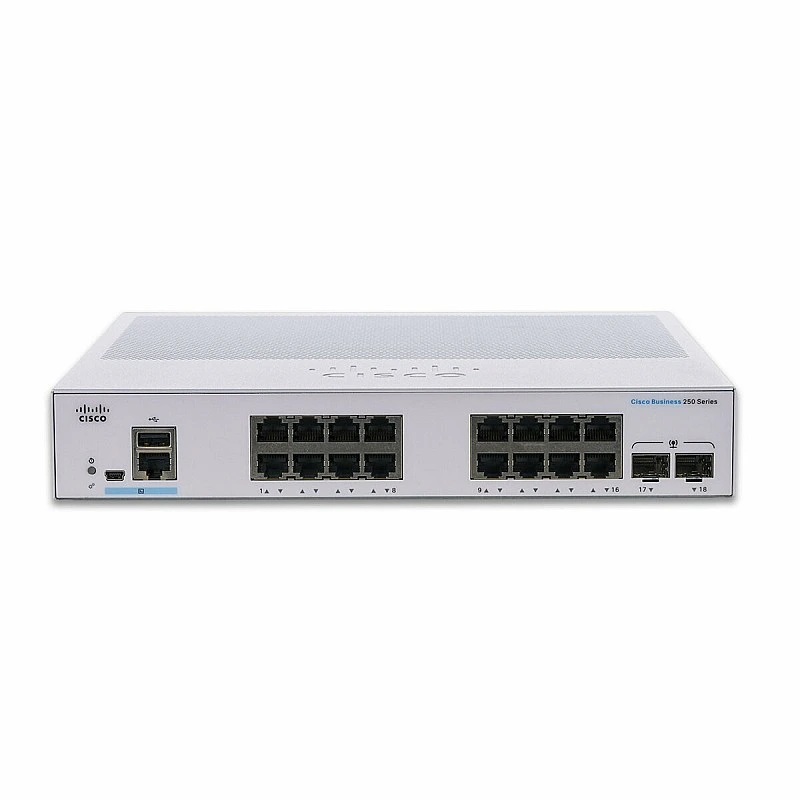 Cisco 16 Port Gigabit L3 Smart Managed Switch, CBS250-16T-2G - C-S-CBS250-16T-2G CISCO CBS Network Switches ｜ 衍光HinKwong 香港