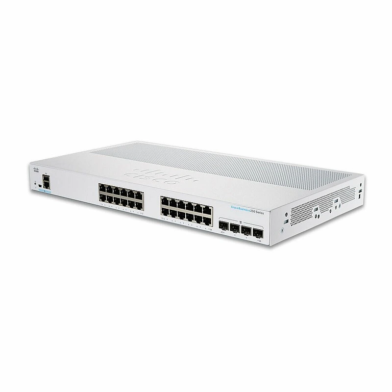 Cisco 24 Port Gigabit Partial POE+ 100W L3 Smart Managed Switch, CBS250-24PP-4G - C-S-CBS250-24PP-4G CISCO CBS Network Switches ｜ 衍光HinKwong 香港