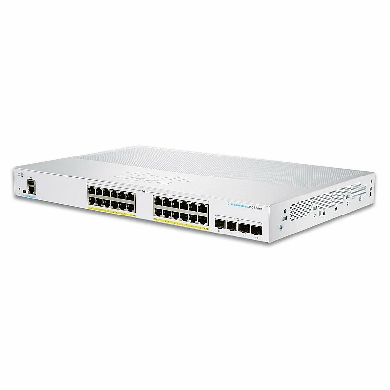 Cisco 24 Port Gigabit with 10G SFP+ POE+ 195W L3 Managed Switch, CBS350-24P-4X - C-S-CBS350-24P-4X CISCO CBS Network Switches ｜ 衍光HinKwong 香港