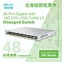 Cisco 48 Port Gigabit with 10G SFP+ POE+ 740W L3 全網管智能交換器, CBS350-48FP-4X